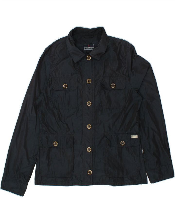 CONTE OF FLORENCE Womens Utility Jacket IT 50 XL Navy Blue Vintage Conte of Florence and Second-Hand Conte of Florence from Messina Hembry 