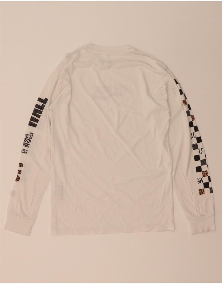 VANS Herre Classic Fit Grafisk Top Langærmet Lille Hvid Bomuld