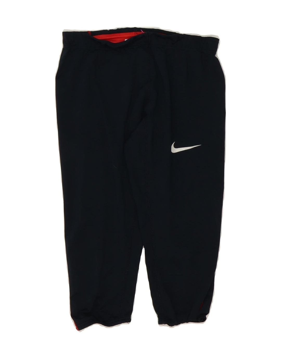 NIKE Womens Capri Tracksuit Trousers Joggers UK 14 Medium Navy Blue Vintage Nike and Second-Hand Nike from Messina Hembry 