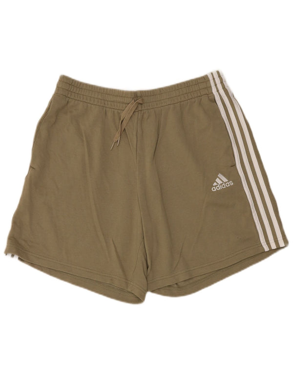 Adidas Herre Sportshorts Large Khaki Bomuld