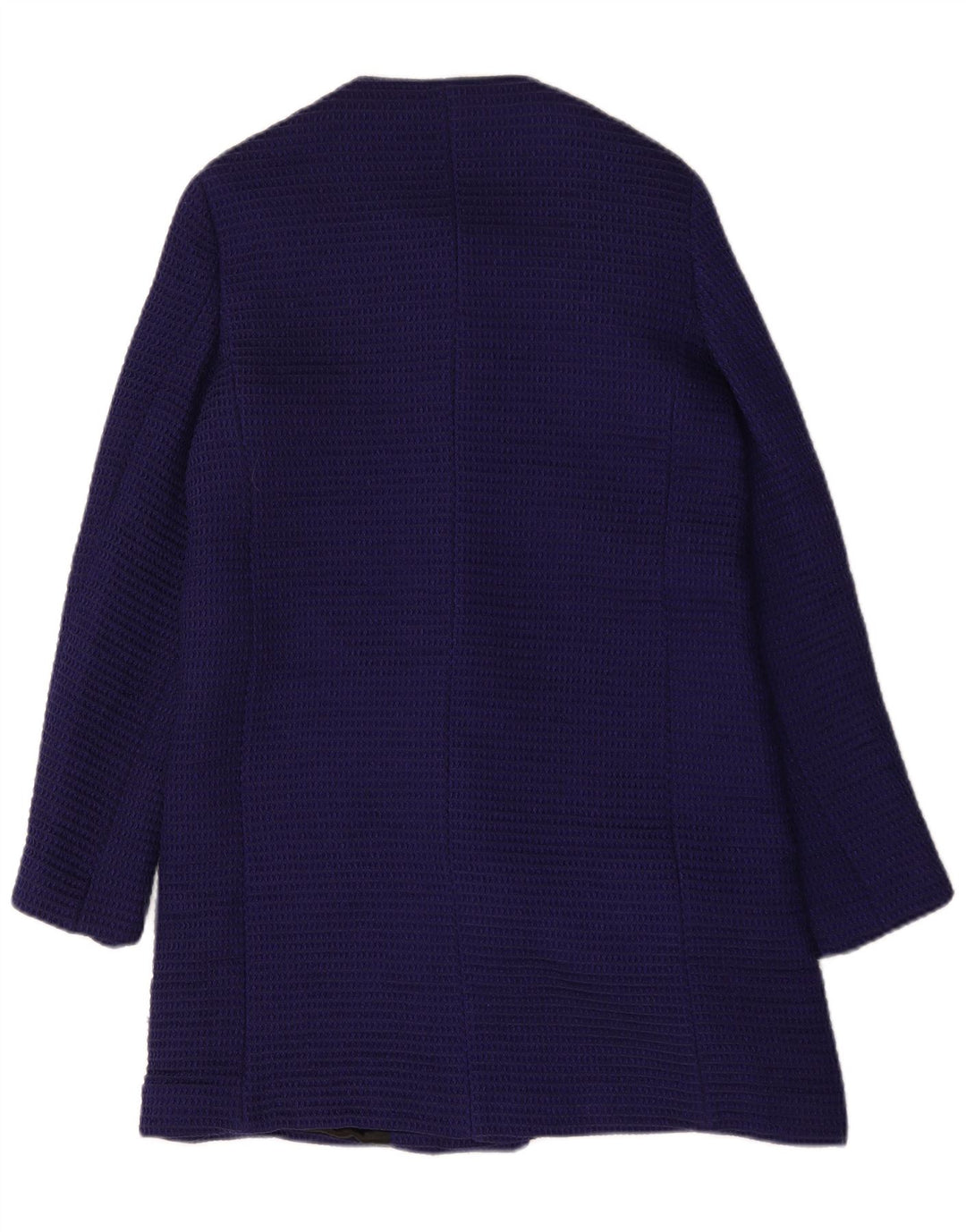 Zara Dame Overfrakke UK 10 Small Navy Blue