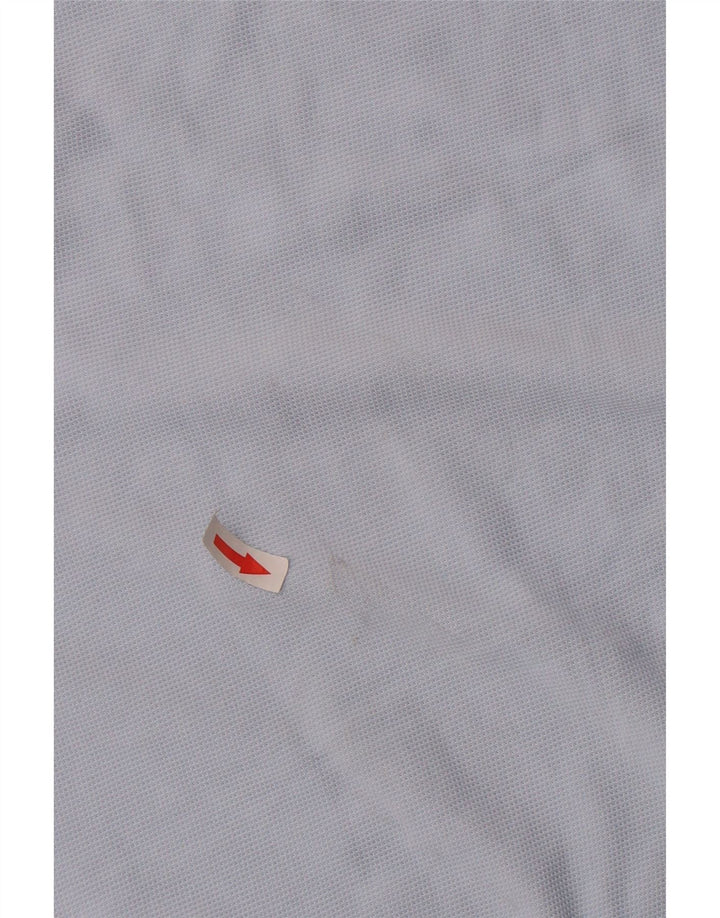 LACOSTE Langærmet poloshirt til mænd str. 4 Medium blå bomuld