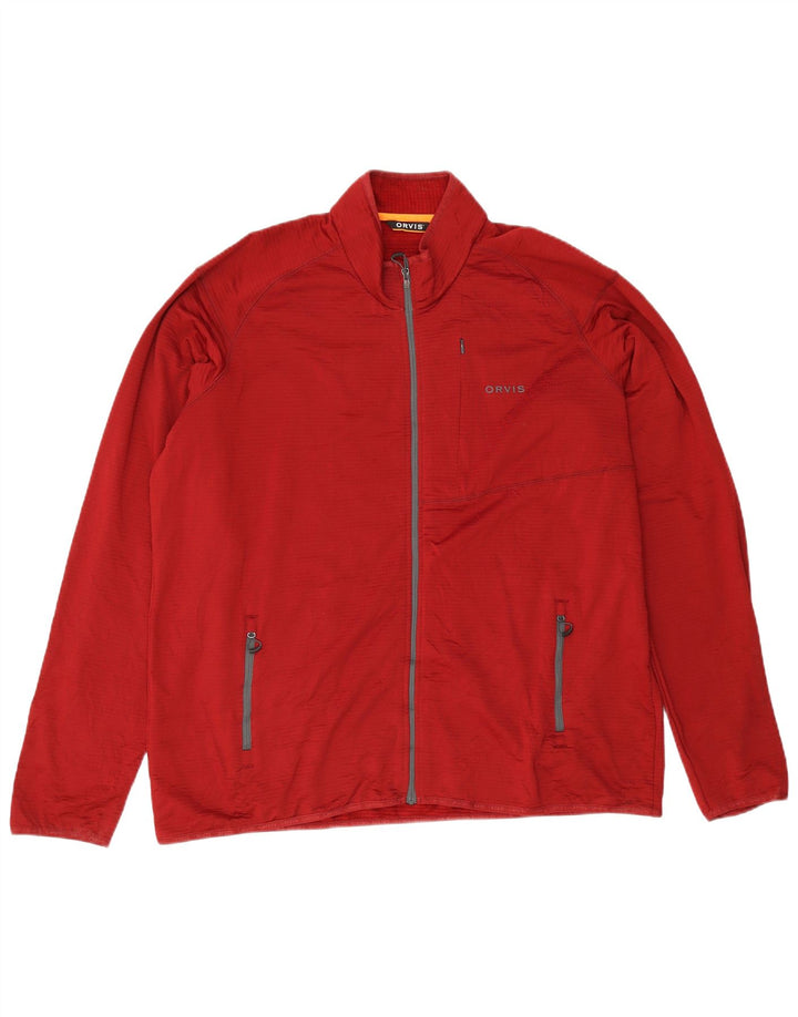 Orvis Træningsdragt til mænd Topjakke 2XL Burgundy Polyester