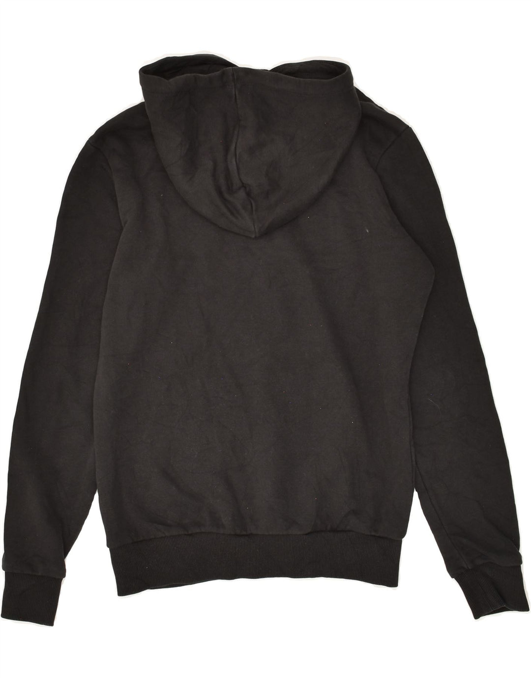 PUMA Mens Graphic Hoodie Jumper XS Black Polyester Vintage Puma and Second-Hand Puma from Messina Hembry 