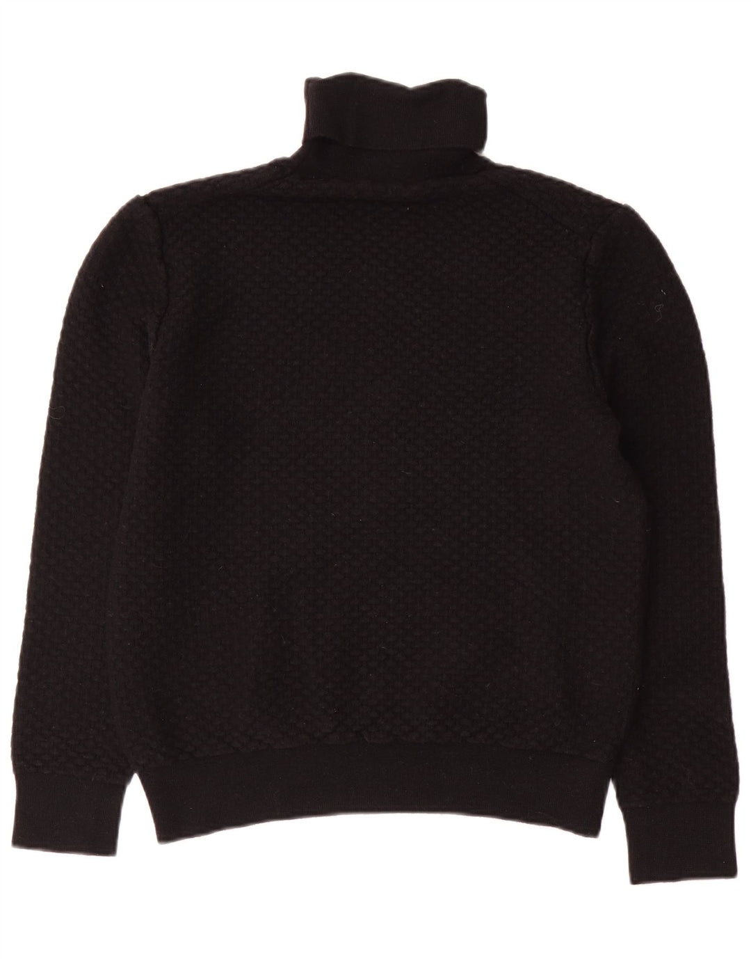 TRUSSARDI Dame Rullehals Sweater UK 20 2XL Sort