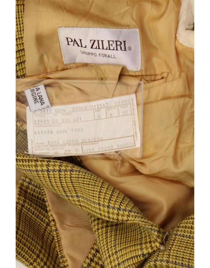 Pal Zileri Herre 2-knaps blazerjakke IT 50 Large Green Houndstooth