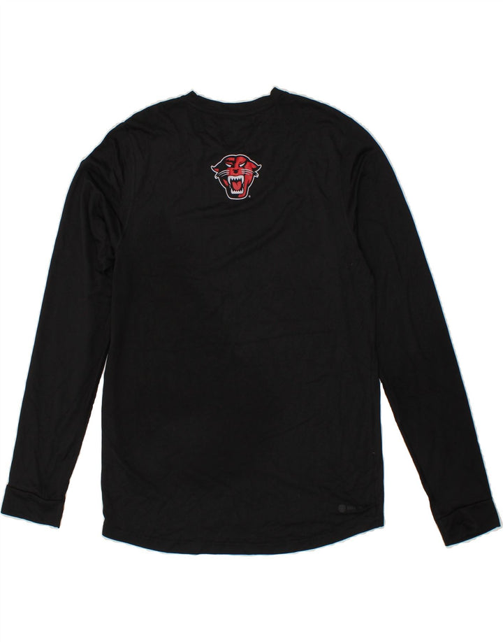 ADIDAS Mens Aeroready Graphic Top Long Sleeve Small Black Polyester Vintage Adidas and Second-Hand Adidas from Messina Hembry 