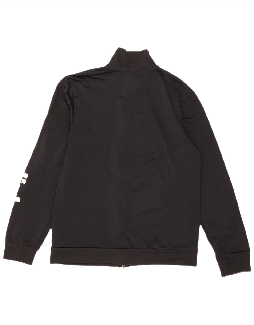 Adidas Herre grafisk træningsdragt Topjakke UK 44/46 Stor sort polyester