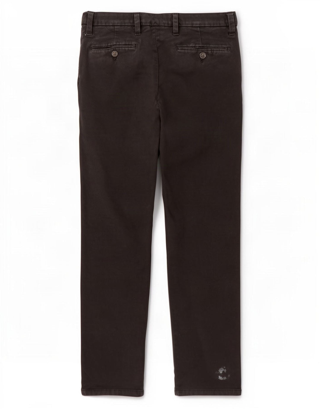 Marks & Spencer Herre Lige Regular Chino Bukser W34 L29 Sort Bomuld