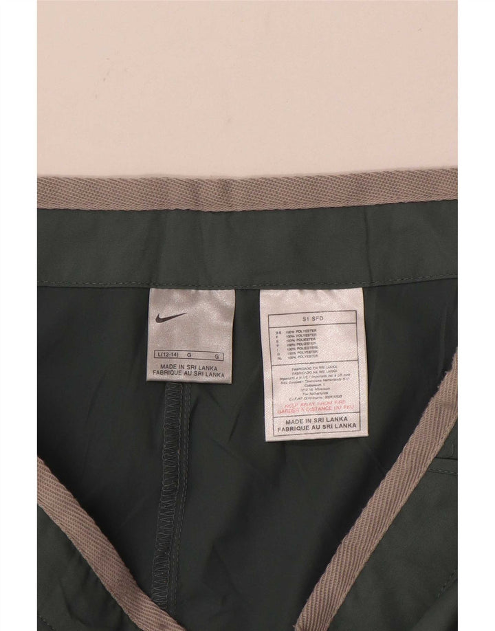 Nike sportsshorts til kvinder US 12/14 Large Green Polyester