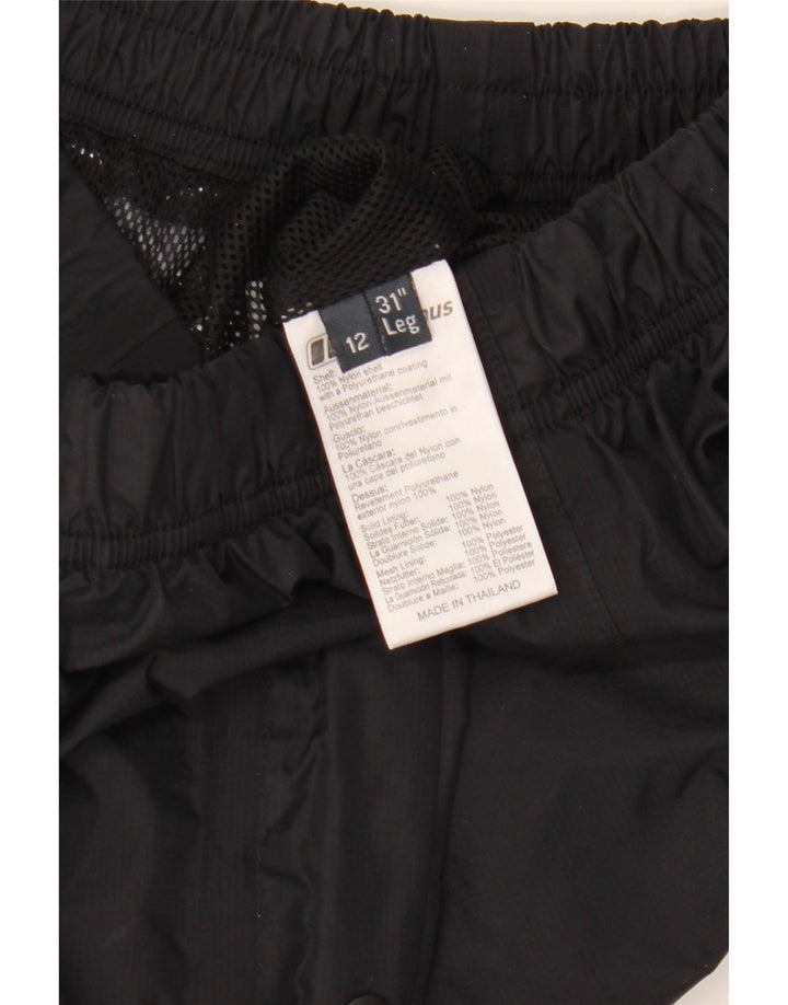 BERGHAUS Træningsdragtsbukser til kvinder UK 12 Medium Sort Nylon