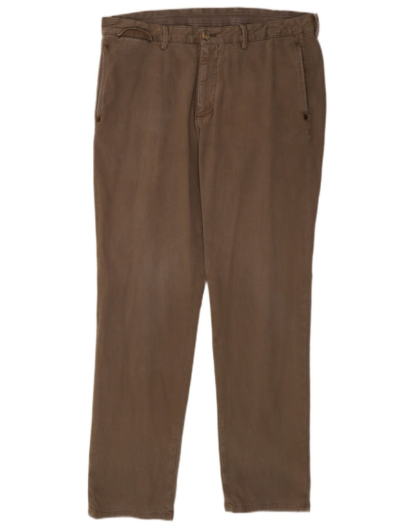 Massimo Dutti Herre Casual Fit Slim Chino Bukser EU 46 XL W36 L31 Beige