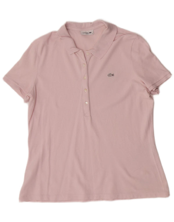 Lacoste Womens Slim Fit Polo Shirt Size 48 XL Pink