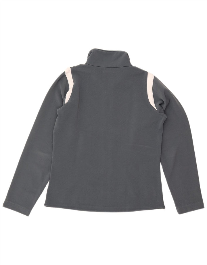 KAPPA træningsdragt topjakke til kvinder UK 14 Medium Grey Colourblock Polyester