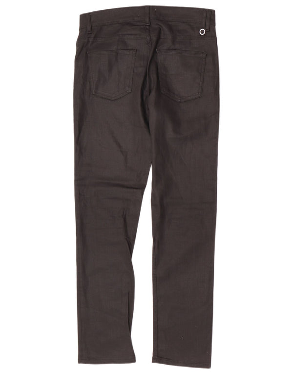 Zara Herre Slim Casual Bukser EU 38 Small W30 L30 Sort Bomuld