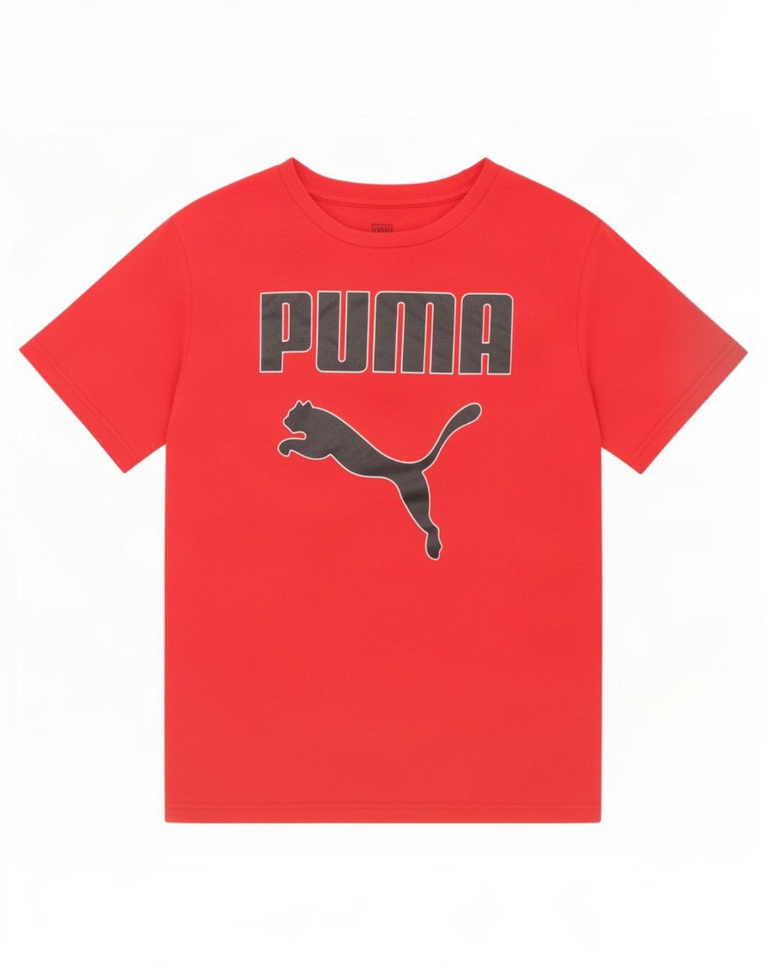 Puma Boys Grafisk T-Shirt Top 10-11 år Medium Rød