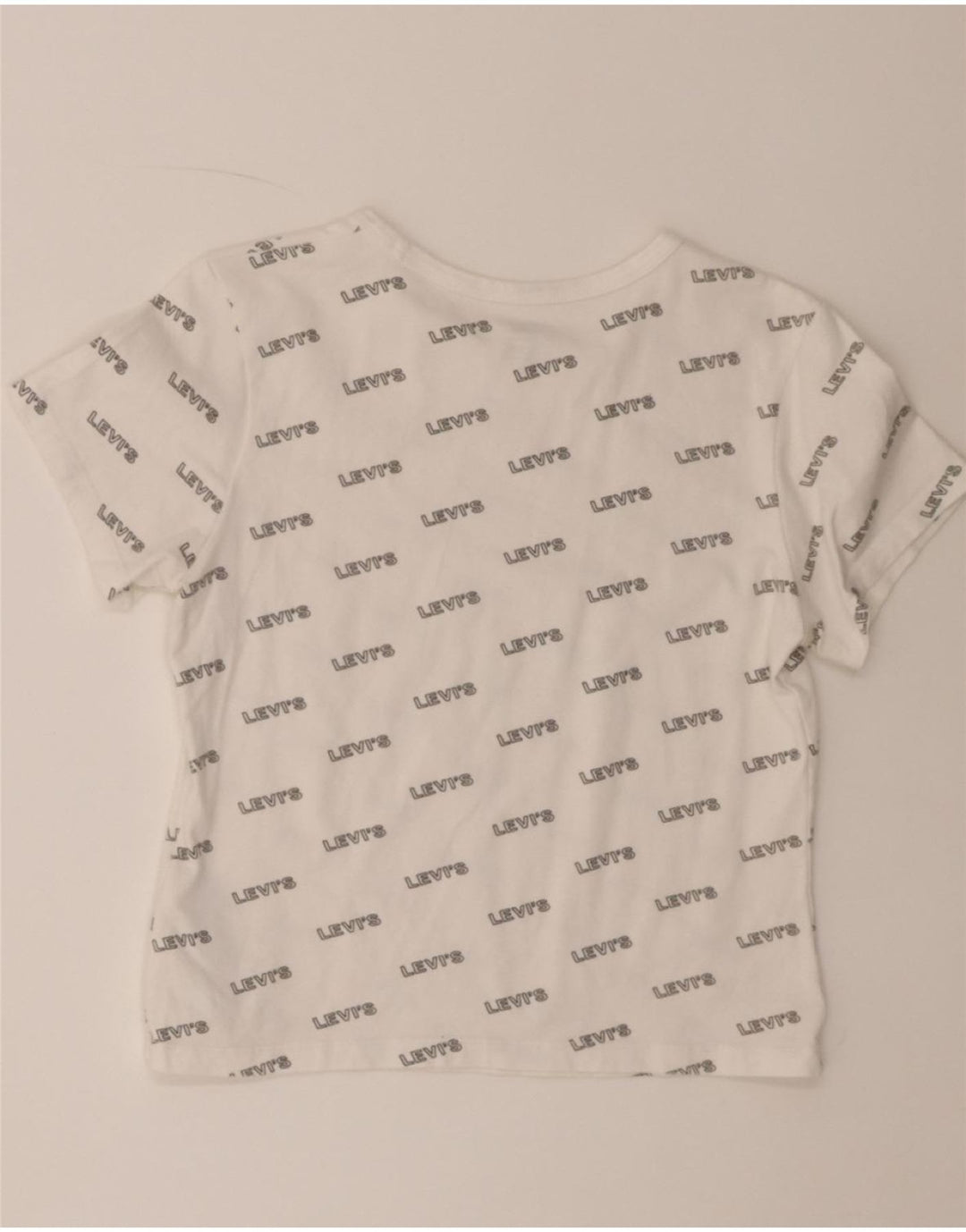 LEVI'S Girls Graphic T-Shirt Top 11-12 Years Medium White Cotton Vintage Levi's and Second-Hand Levi's from Messina Hembry 