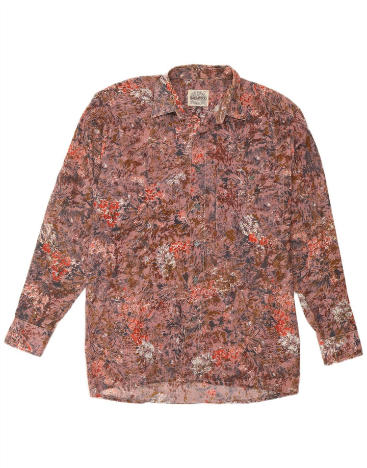 Saucatuck Herreskjorte str. 38 Medium Pink Floral