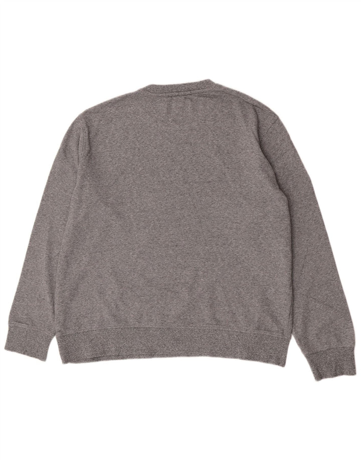 Marks & Spencer Sweatshirt til mænd 2XL Grå Flecked Bomuld