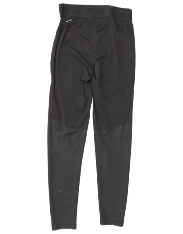 Adidas Aeroready Leggings til kvinder UK 8/10 Small Black Colourblock Sports