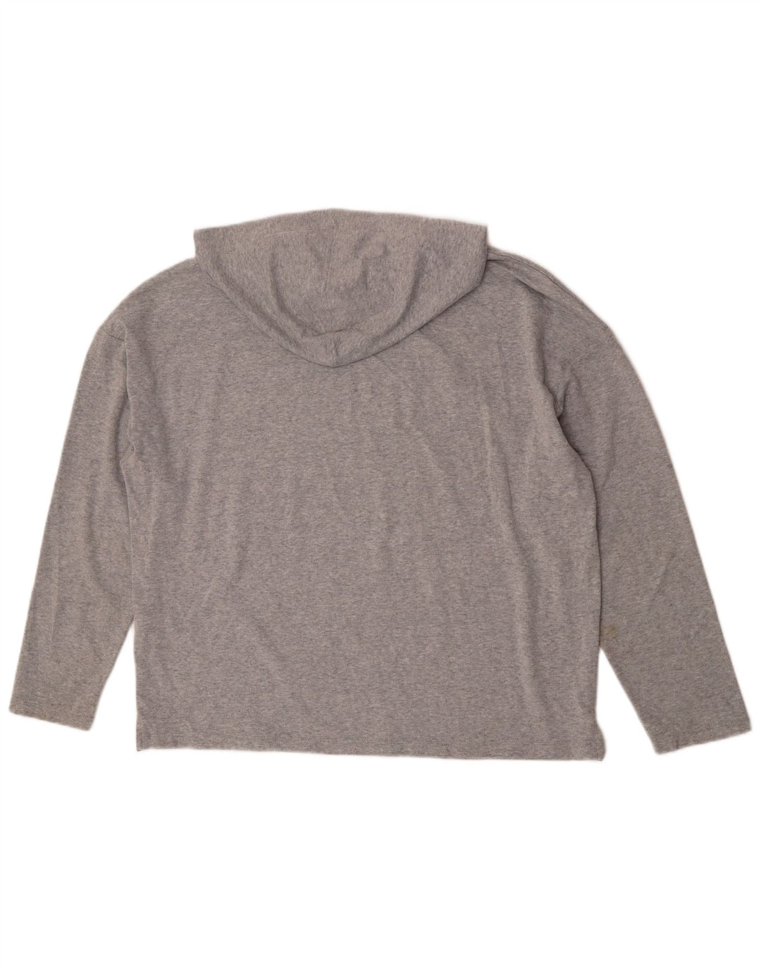 Marks & Spencer Dame Grafisk Oversized Hoodie Jumper UK 16 Large Grå