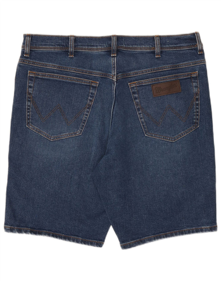 Wrangler denimshorts til mænd W36 store marineblå bomuld
