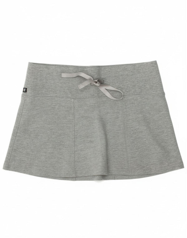 Champion Dame Tennis Nederdel UK 10 Small Grey Flecked Bomuld