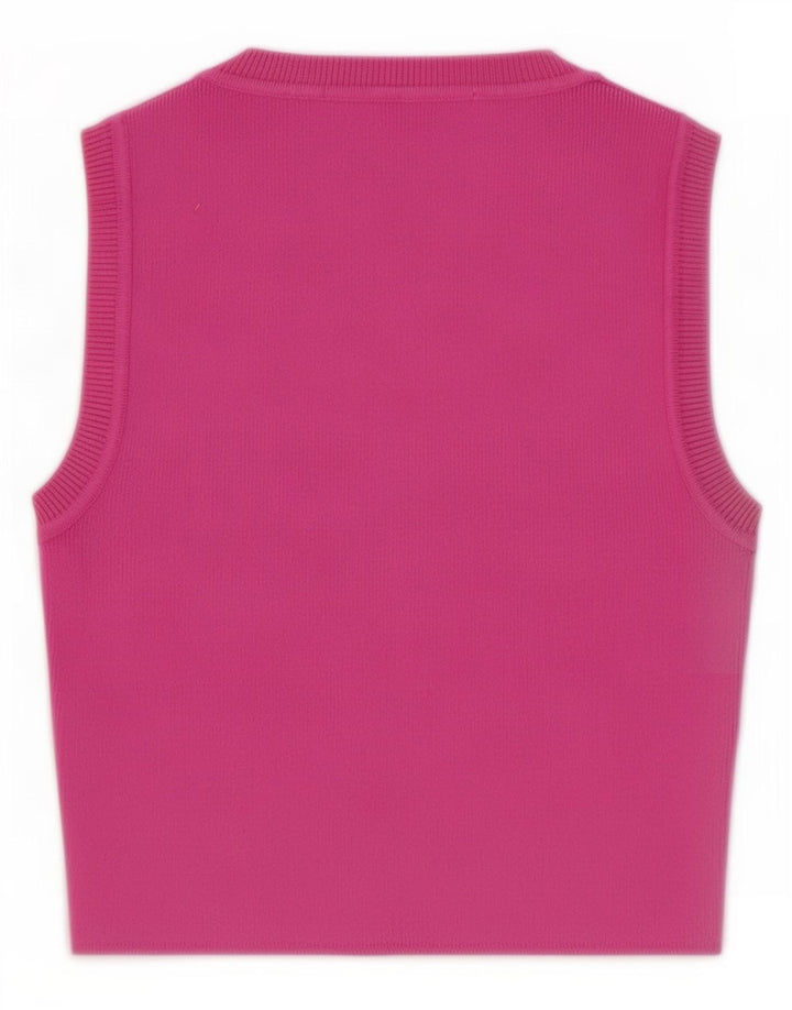 Zara Damevest Top UK 10 Small Pink
