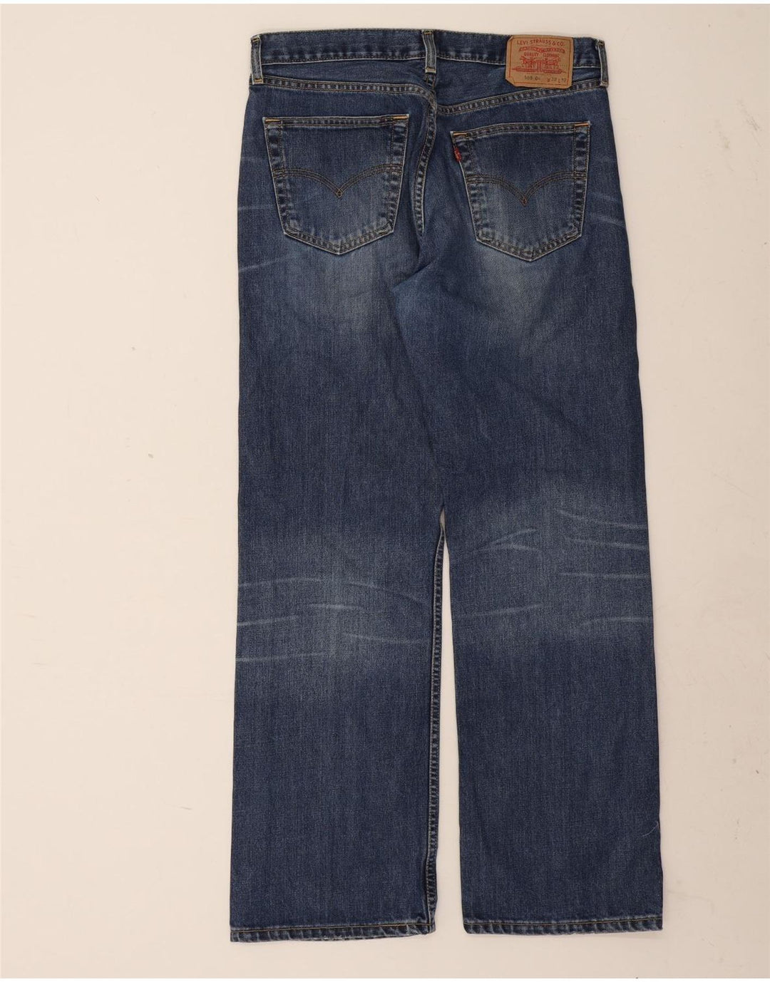Levi's Herre 508 Straight Jeans W32 L32 Blå Bomuld