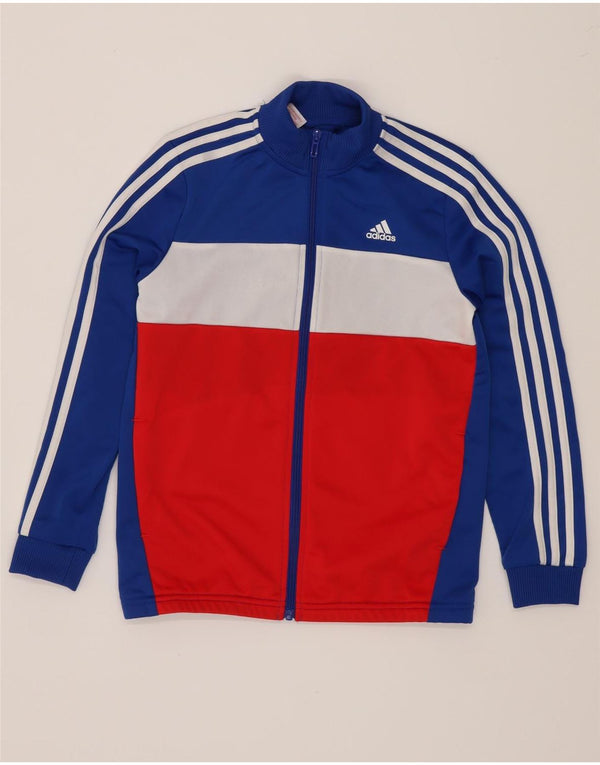 Adidas Træningsdragt Topjakke til drenge 11-12 år Blå Colourblock Polyester