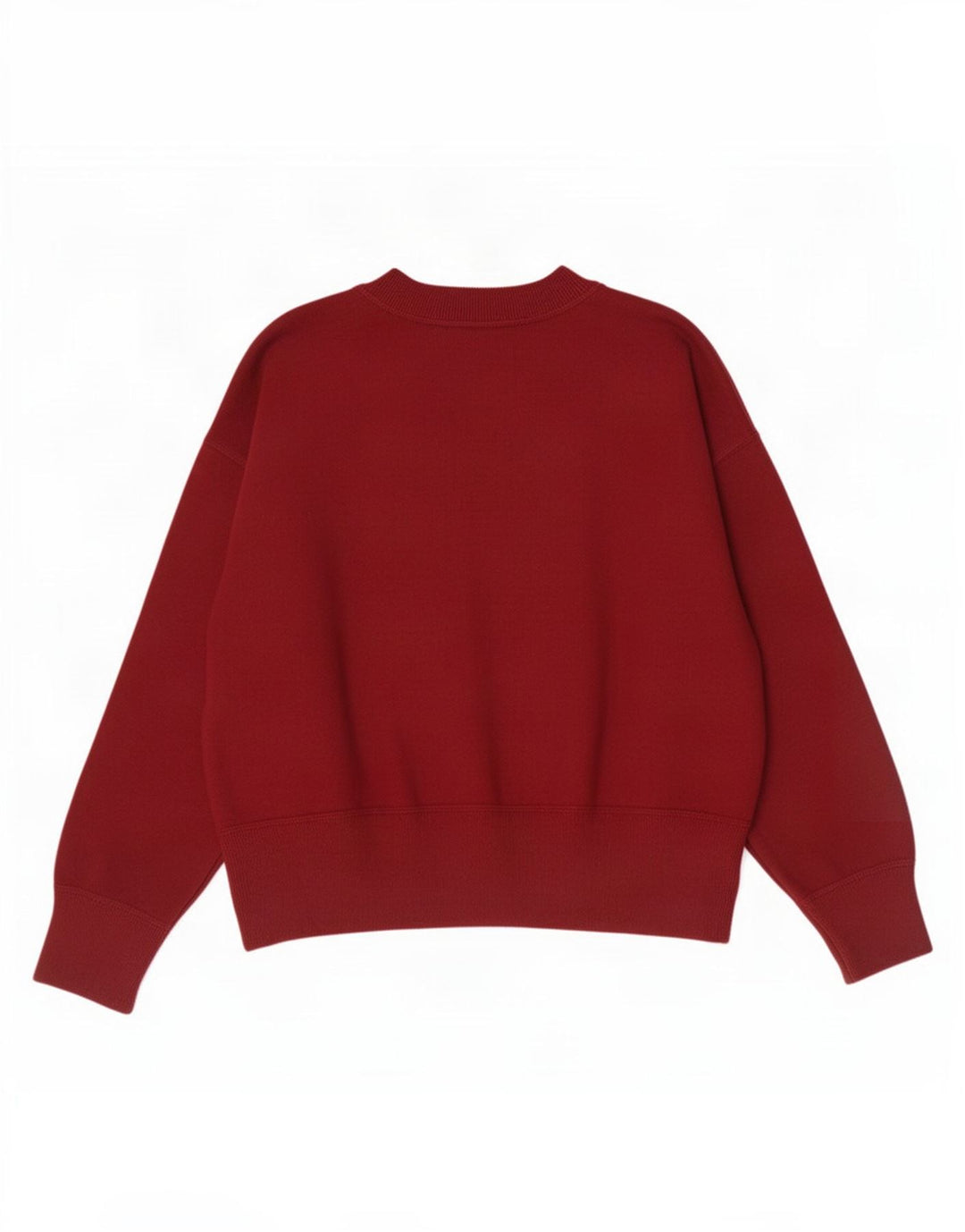Zara Sweatshirt Jumper UK 14 Medium Maroon Viscose