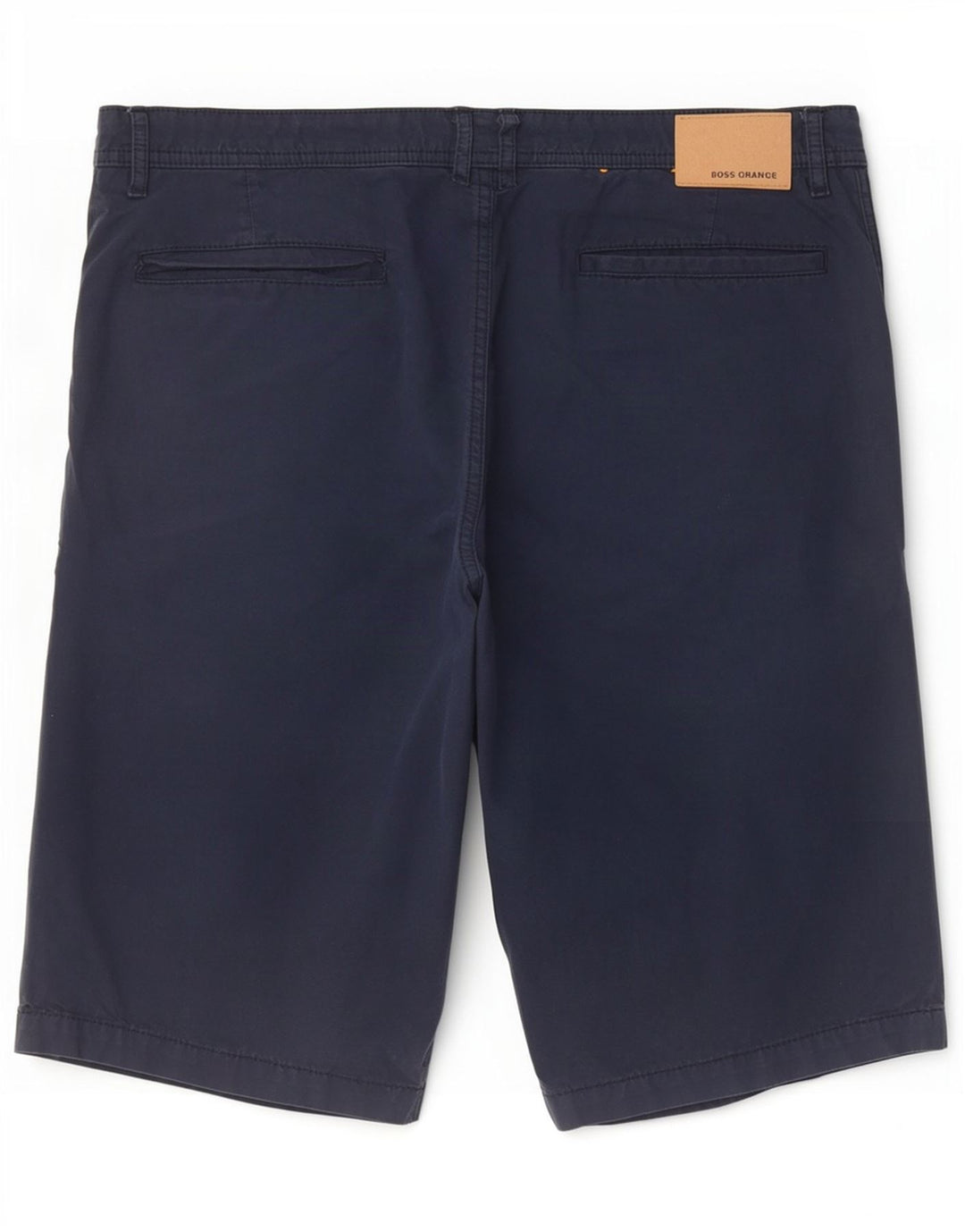 Hugo Boss Herre Chino Shorts W36 Large Navy Blue Bomuld