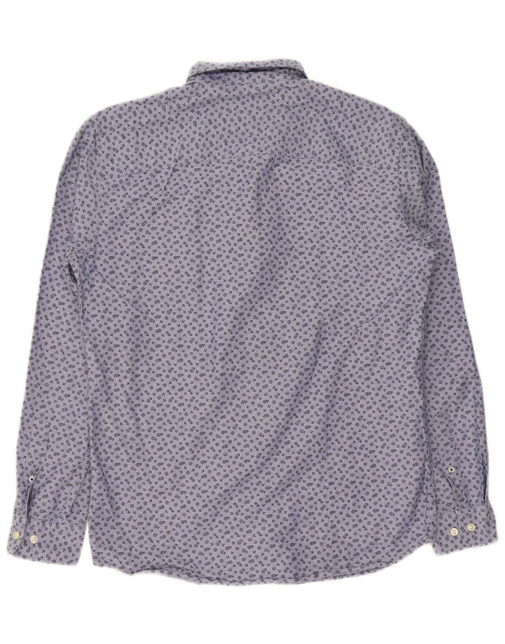 Jack & Jones Herreskjorte Medium Blue Floral Bomuld