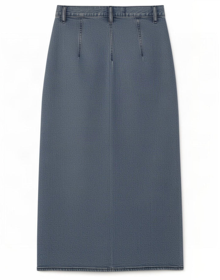 Vintage denimnederdel til kvinder W27 lille blå