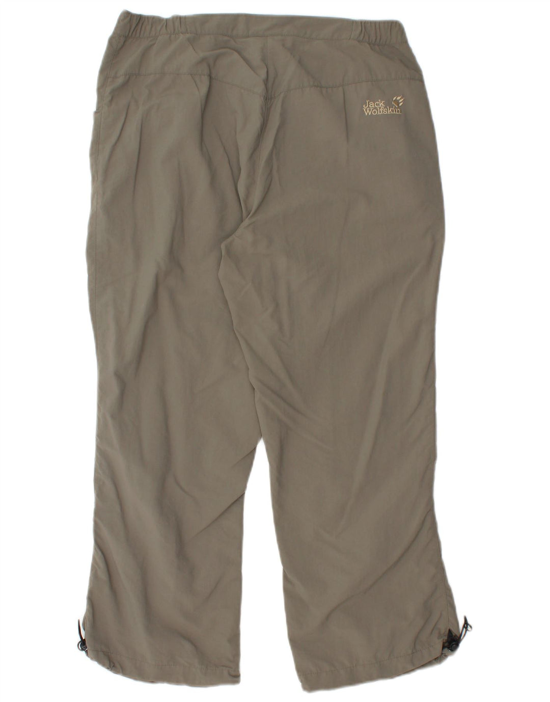 JACK WOLFSKIN Dame Cropped Trousers UK 10/12 Medium W30 L23 Grå