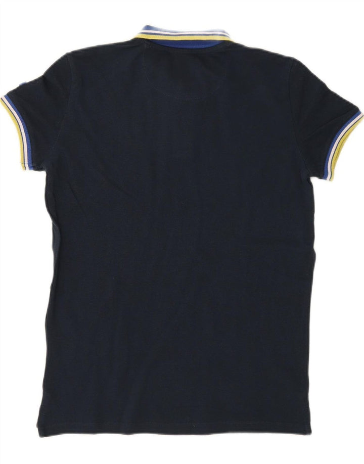 INVICTA Mens Polo Shirt Small Navy Blue Cotton
