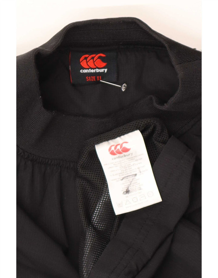 Canterbury Herre Pullover Træningsdragt Top XL Sort Nylon