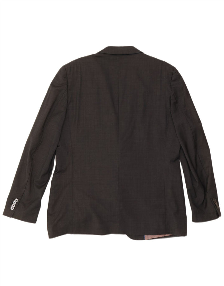 Massimo Dutti Herre 2-knaps blazerjakke US 46 XL Grå Acetat Classic