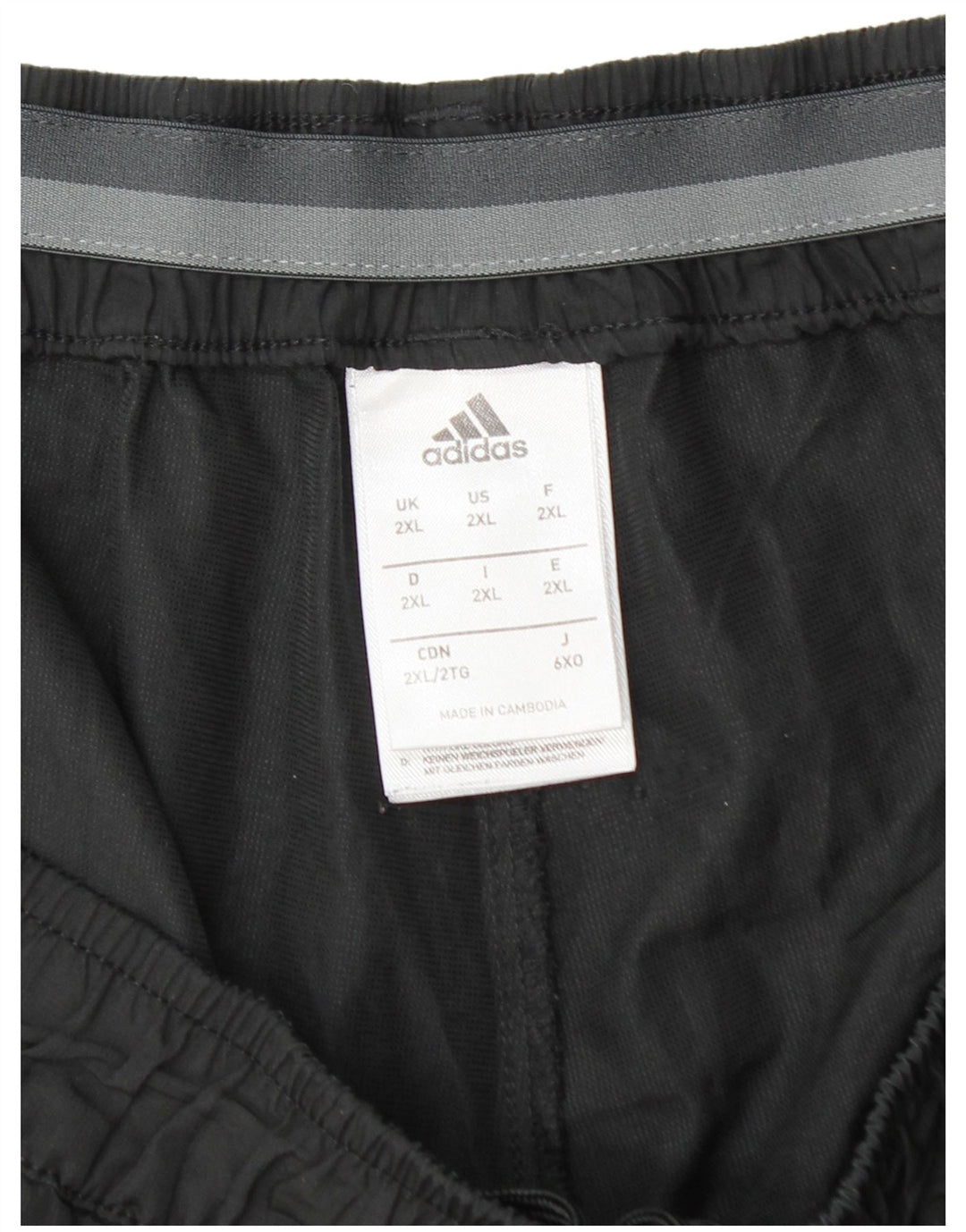 Adidas Herre Sportshorts 2XL Sort Polyester