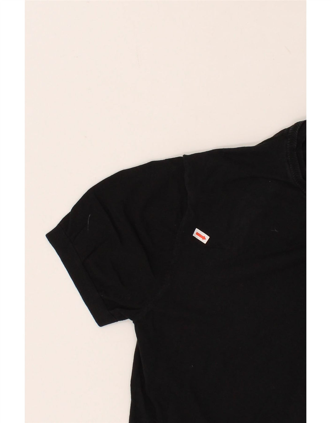 MASSIMO DUTTI Womens Crew Neck Jumper Sweater UK 14 Large Black Cotton Vintage Massimo Dutti and Second-Hand Massimo Dutti from Messina Hembry 