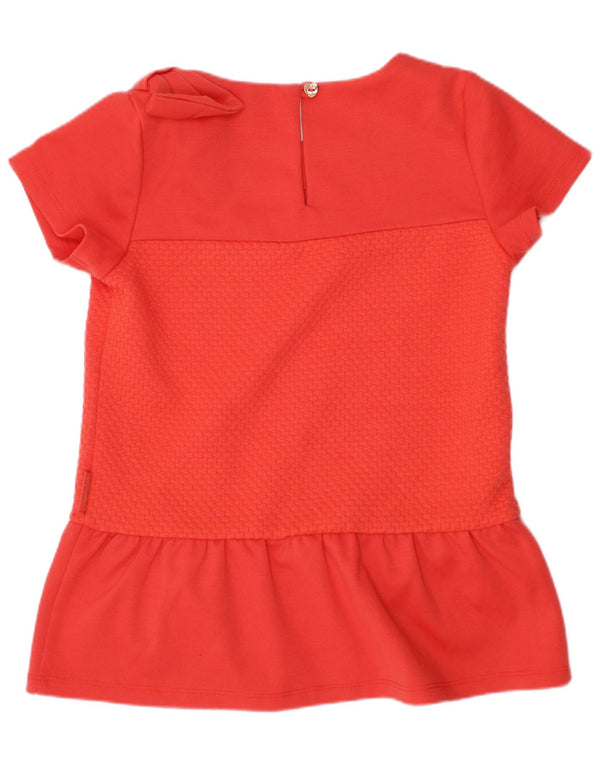 Ted Baker Girls Bluse Top 7-8 År Rød Polyester