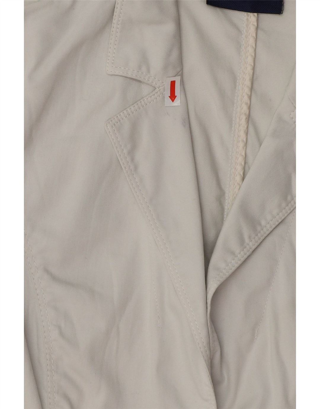 TRUSSARDI Dame 3-knaps blazerjakke IT 40 Lille hvid bomuld