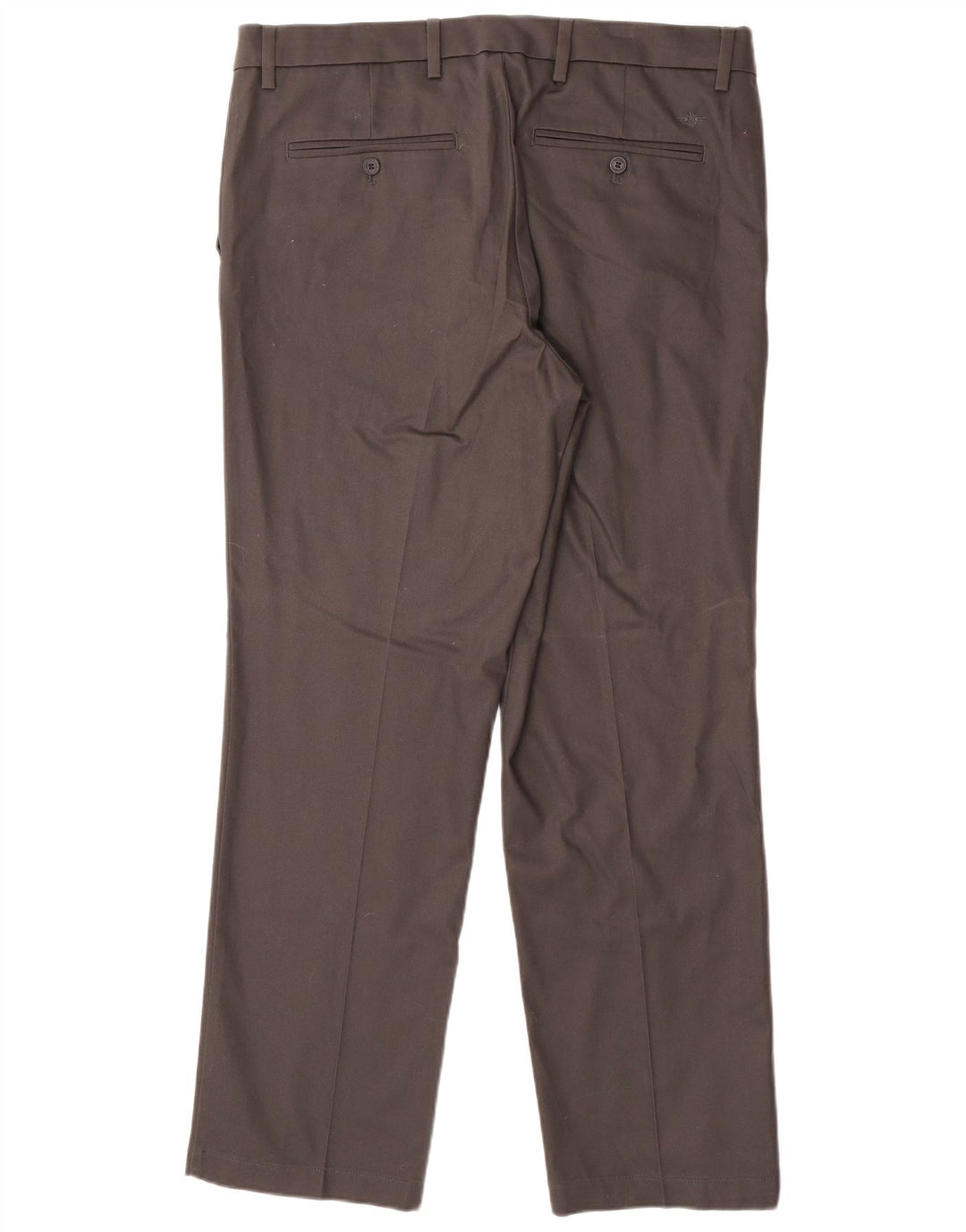 DOCKERS Herre Comfort Fit Straight Chino Bukser W36 L30 Grå Bomuld