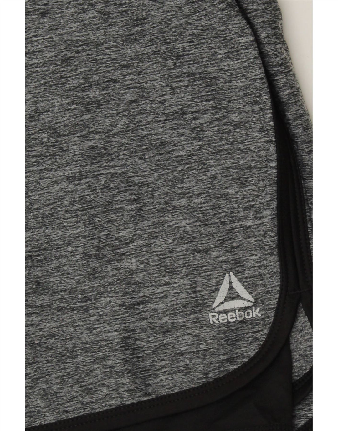 REEBOK Womens Sport Shorts UK 16 Large Grey Colourblock Vintage Reebok and Second-Hand Reebok from Messina Hembry 