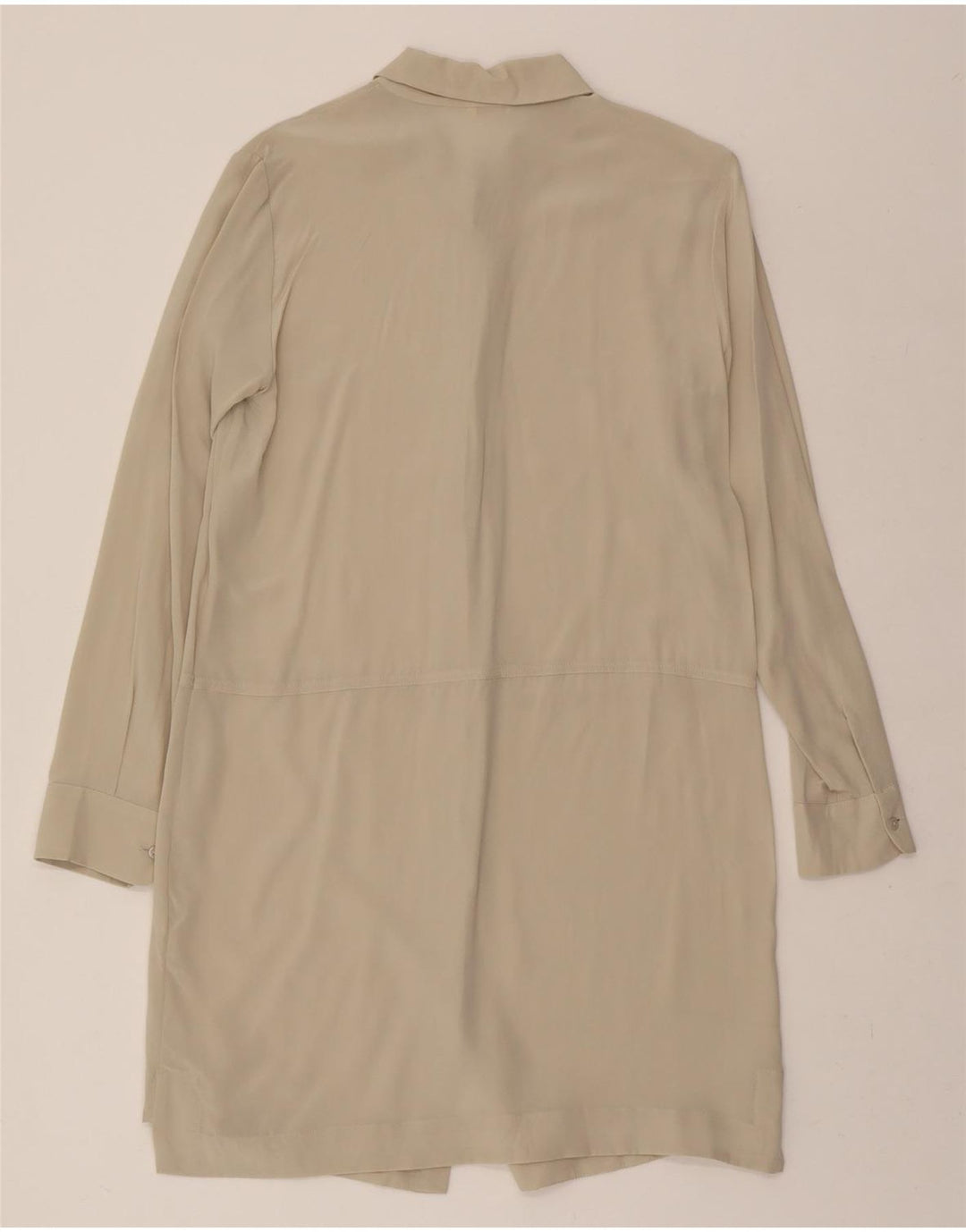 FALCONERI Womens Shirt Dress UK 12 Medium Beige Vintage Falconeri and Second-Hand Falconeri from Messina Hembry 
