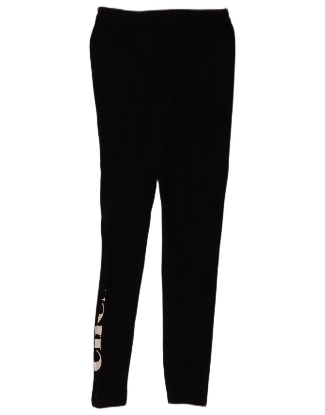 Ellesse Womens Grafiske Leggings UK 10 Small Black Bomuld