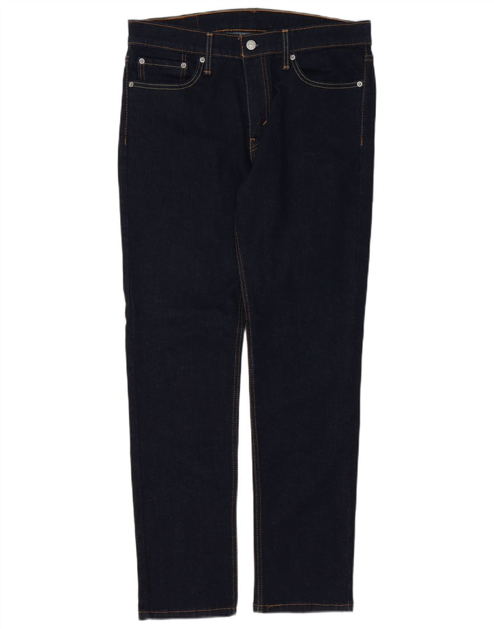 Levi's Herre 511 Slim Jeans W33 L32 Marineblå Bomuld