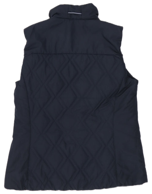 HELLY HANSEN Dame Liner Quiltet Gilet UK 16 Large Navy Blue Polyester
