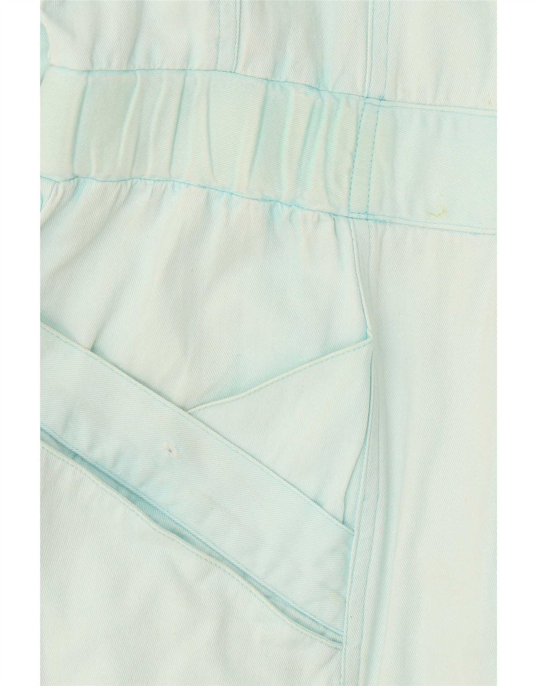 Vintage Dame Langærmet Oversized Jumpsuit EU 38 Medium Blue