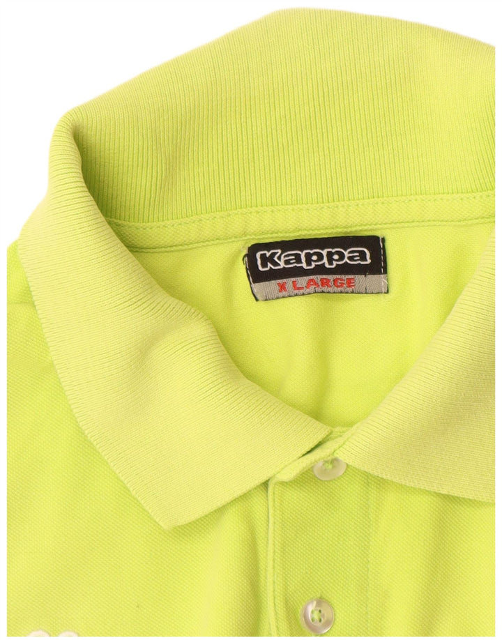 Kappa herre poloshirt XL Grøn bomuld
